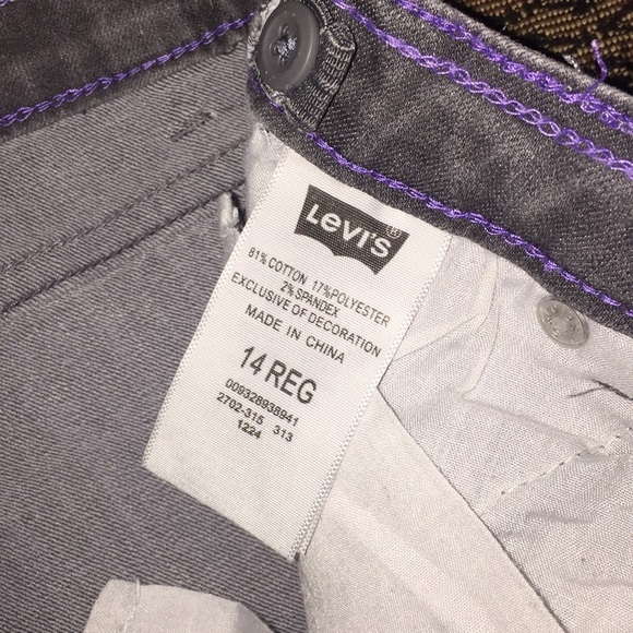 GIRLS LEVIS JEANS - Picture 4 of 6